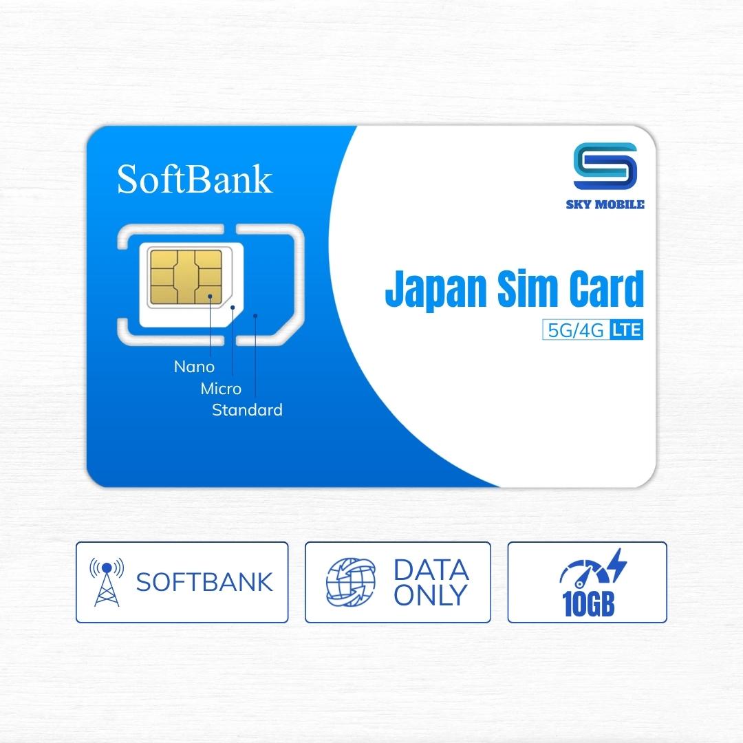SOFTBANK 5G DATA SIM 10GB